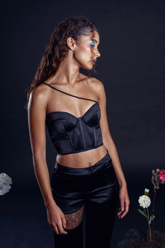 Le corset Caractère - Noir
